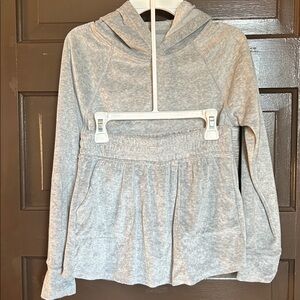 90 Degree By Reflex Velour Hoodie Set in Gray NWOT